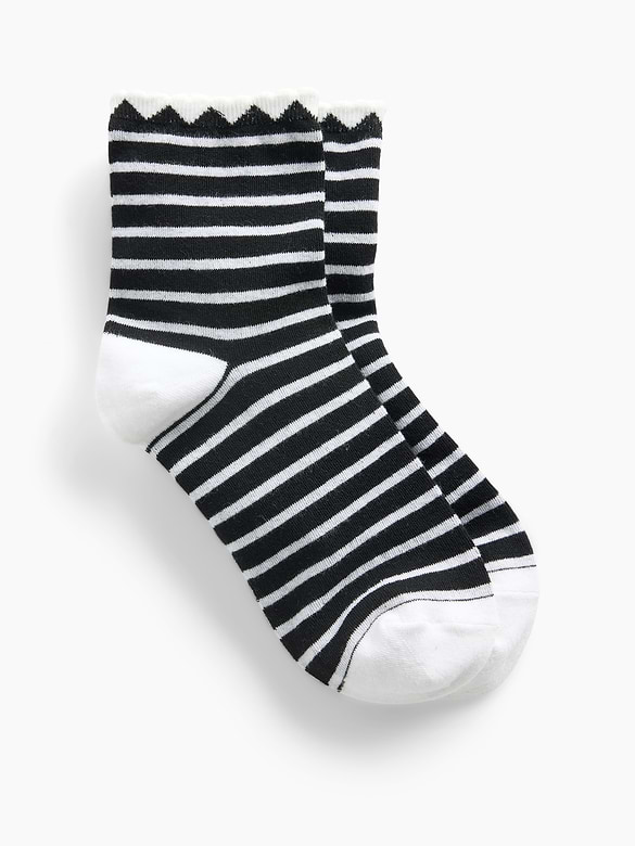 Heart Half-Crew Socks