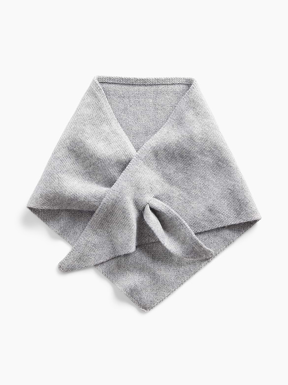 Knit Triangle Scarf