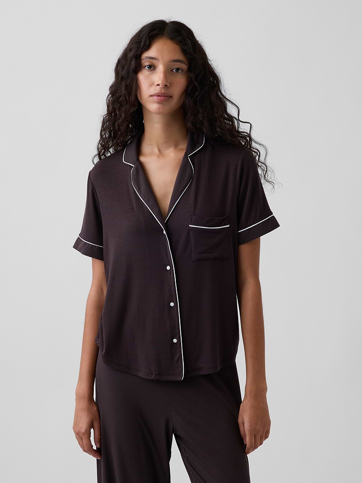 Image number 1 showing, SoftMade Modal PJ Top