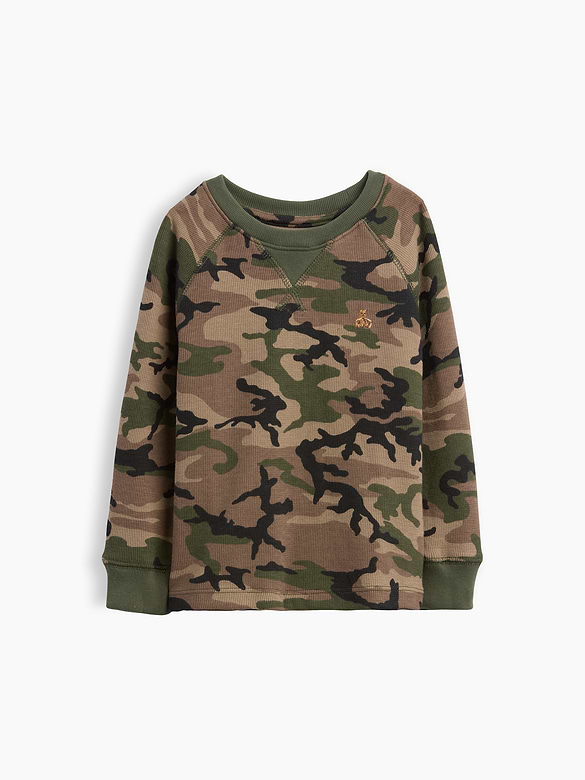 Baby & Toddler Textured Crewneck T-Shirt