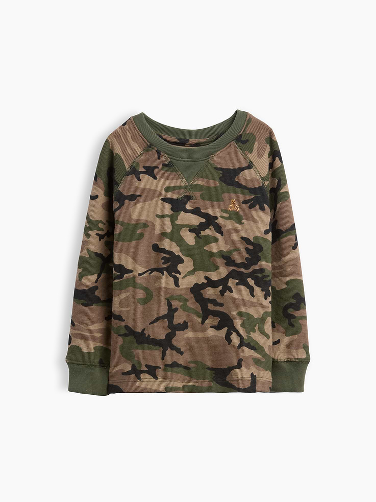 Image number 1 showing, Baby & Toddler Textured Crewneck T-Shirt