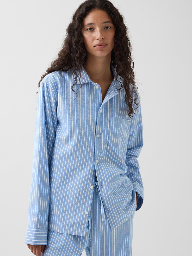 Image number 1 showing, Adult Softest Flannel PJ Shirt
