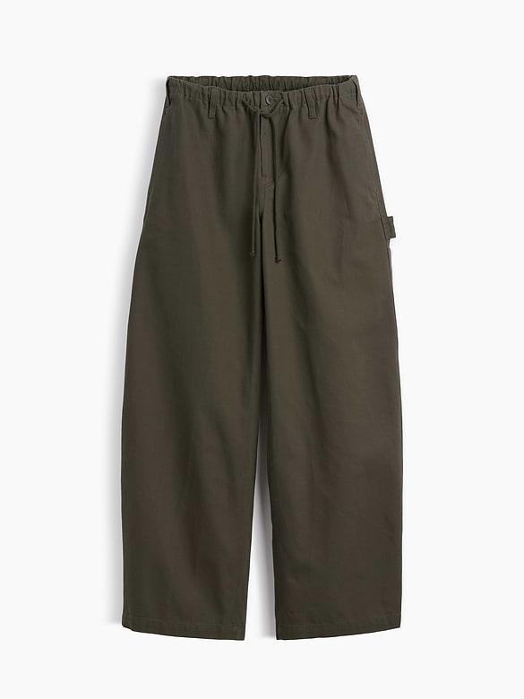 Canvas Easy Baggy Barrel Cargo Pants