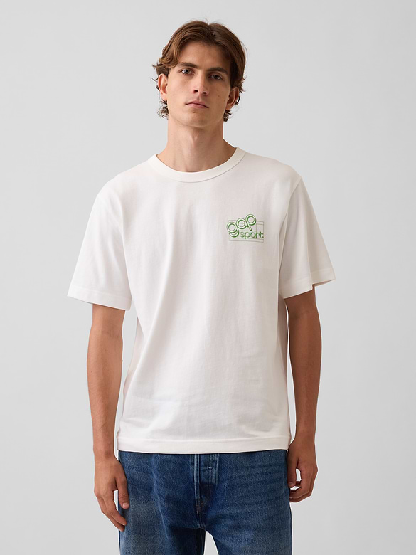 Heavyweight Relaxed Sport Logo T-Shirt