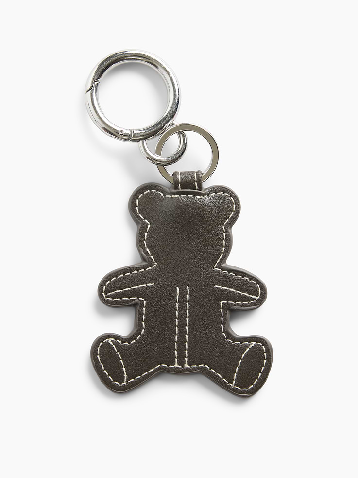 Image number 1 showing, Brannan Bear Vegan Leather Bag Charm