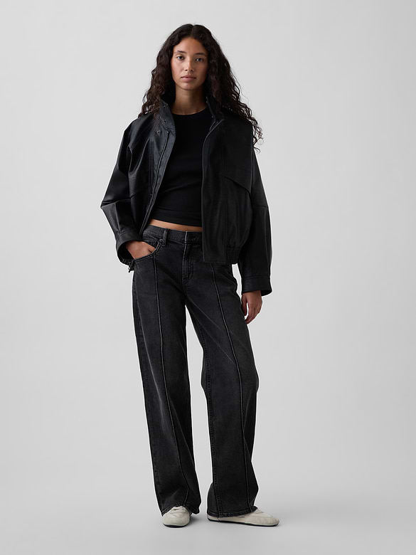 Low Rise '90s Loose Jeans