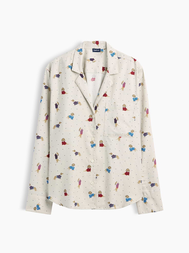 Image number 4 showing, Flannel PJ Shirt