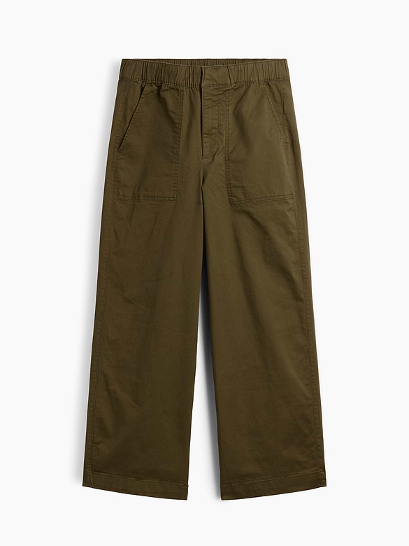 High Rise Wide-Leg Khakis