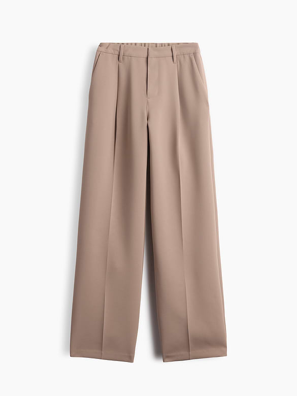 100% Recycled Easy Crepe Trousers