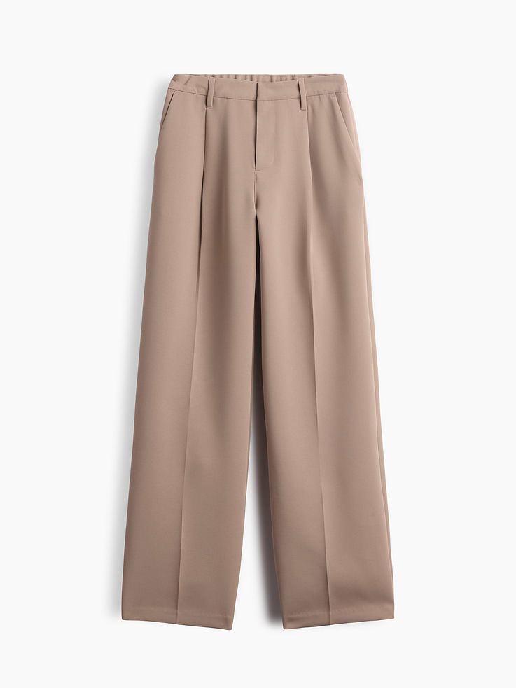 Image number 5 showing, 100% Recycled Easy Crepe Trousers
