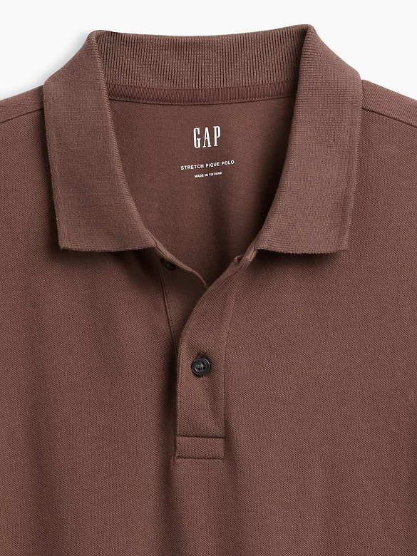 Stretch Pique Polo Shirt