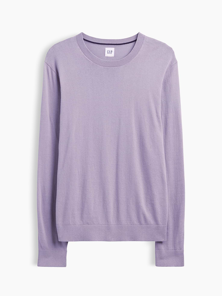 Image 5 of 5, 100% Cotton Crewneck Sweater