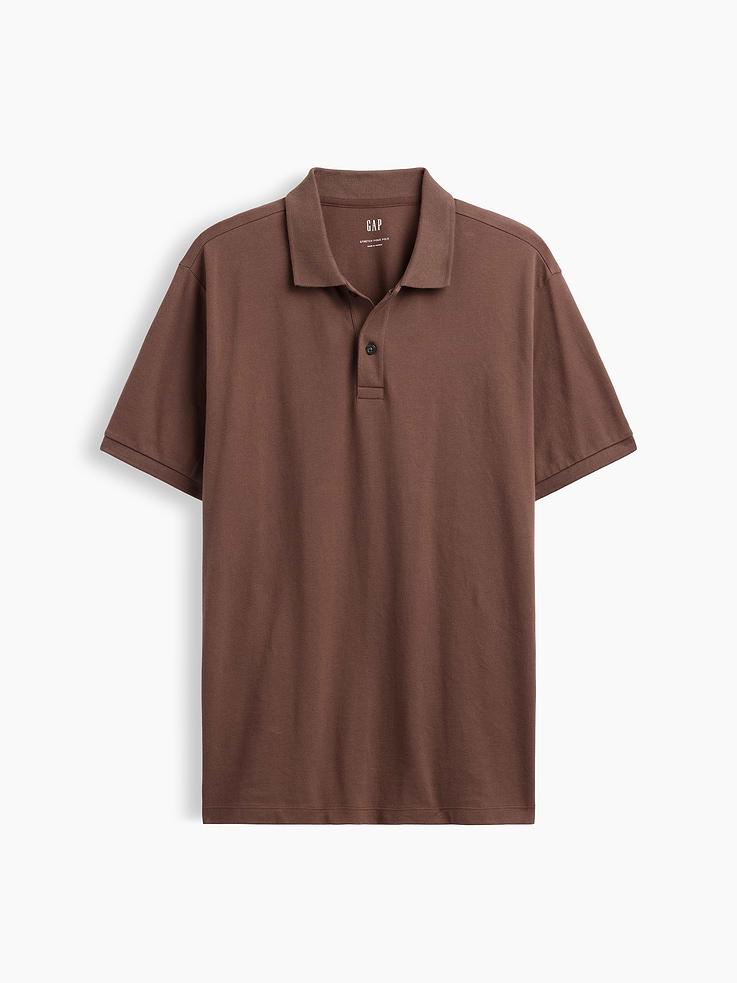 Image number 5 showing, Stretch Pique Polo Shirt