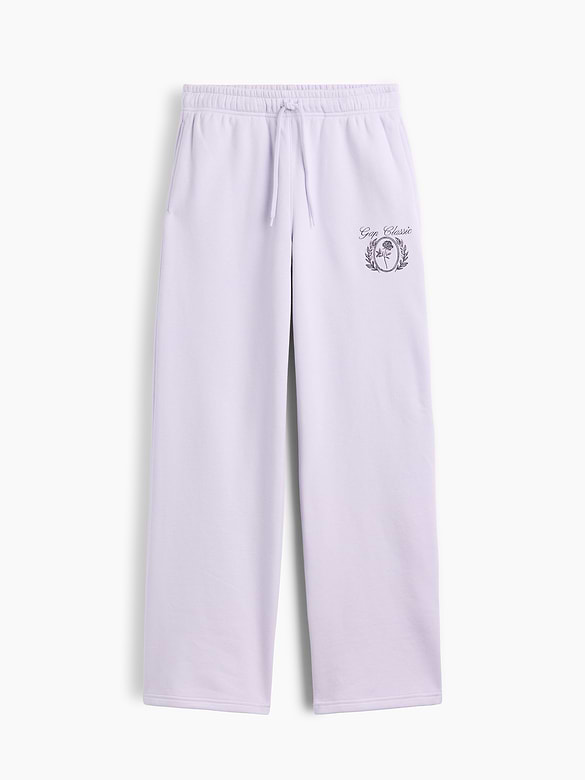 Relaxed Gap Graphic Straight-Leg Sweatpants