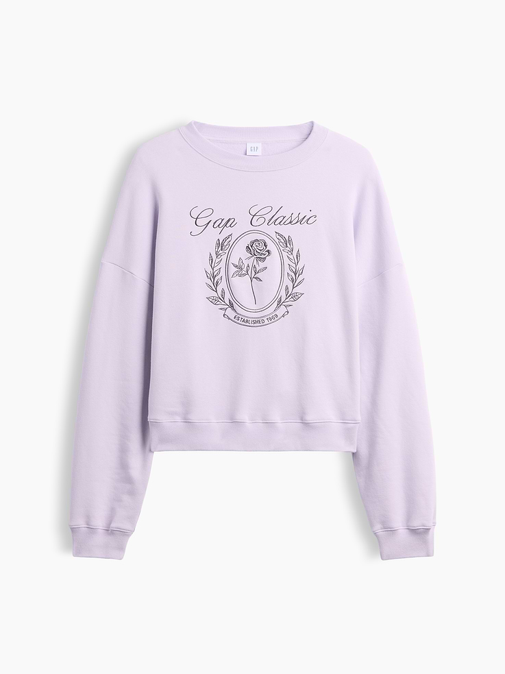 Image number 5 showing, Relaxed Wedge Crewneck Sweatshirt