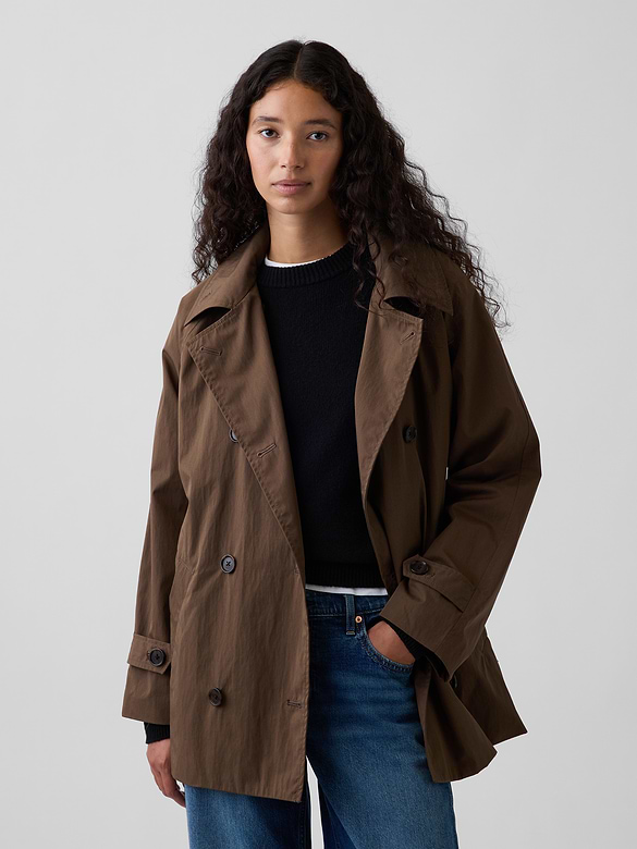 Belted Midi Trench Coat