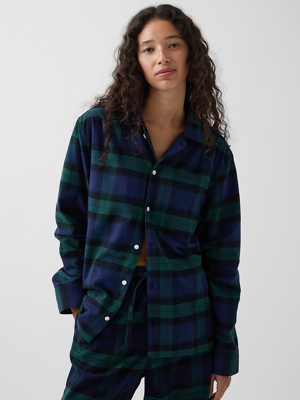 Adult Softest Flannel PJ Shirt