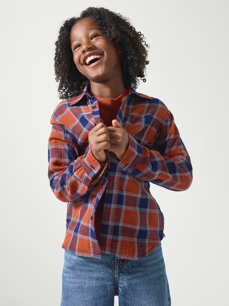 Image number 4 showing, Kids Plaid Shirt