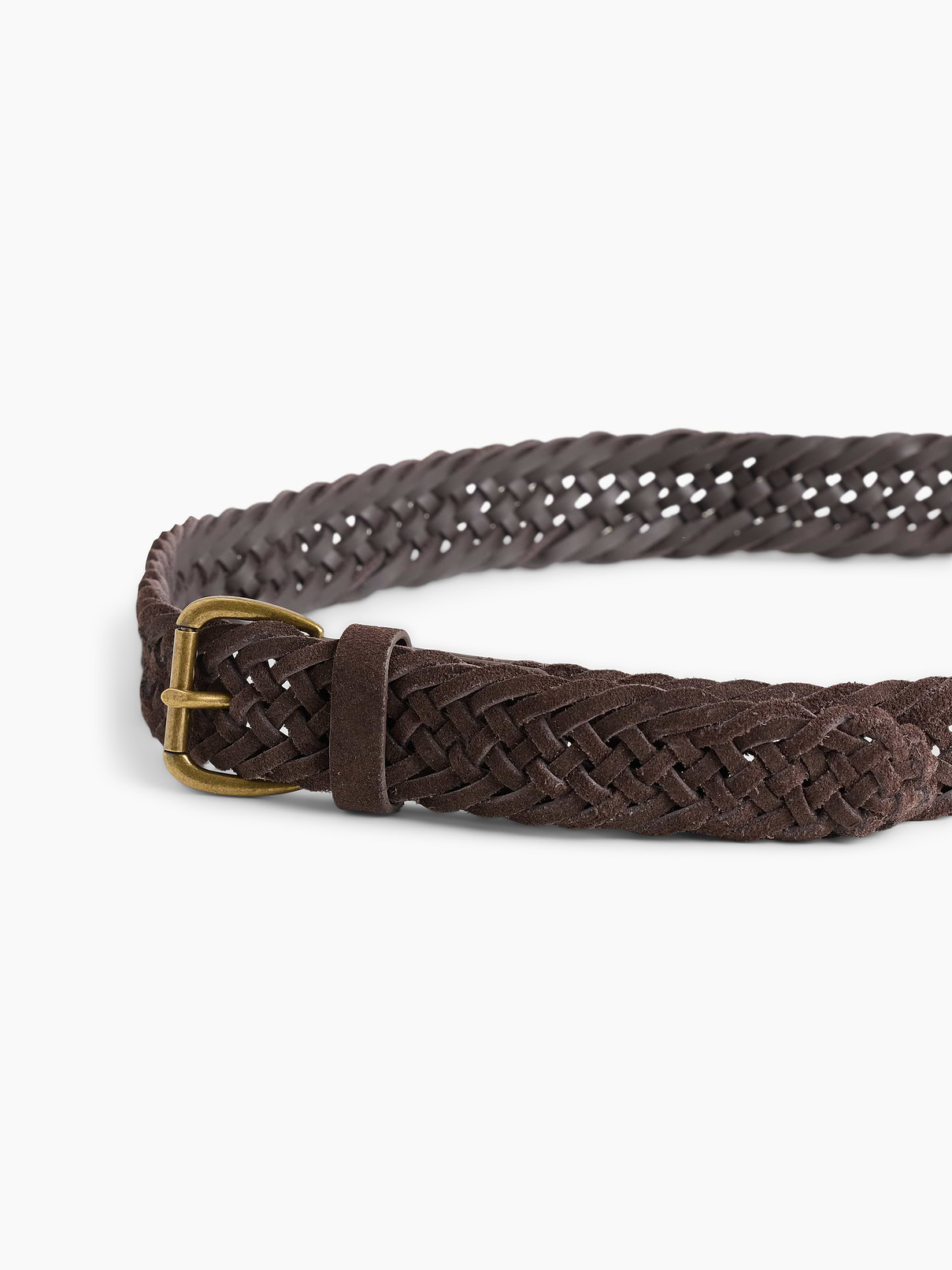 Image 3 de 4, Ceinture tressée en suède