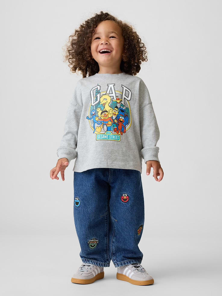 Image number 4 showing, Baby & Toddler Sesame Street Graphic Logo T-Shirt