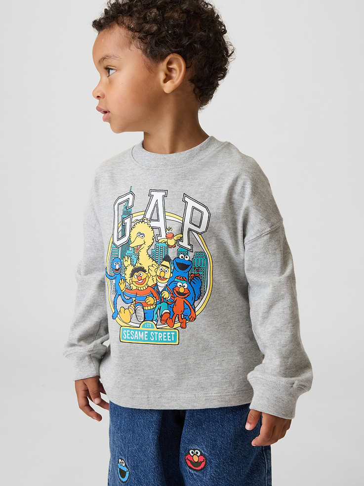 Image number 3 showing, Baby & Toddler Sesame Street Graphic Logo T-Shirt