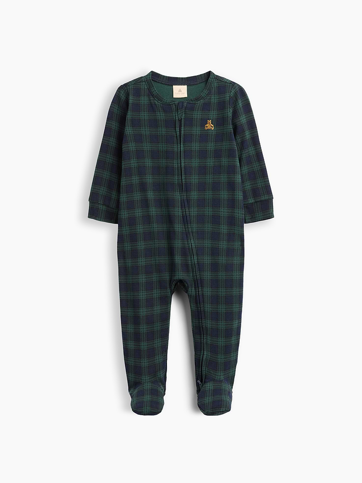 Image number 1 showing, Baby Ribbed Brannan Bear One-Piece