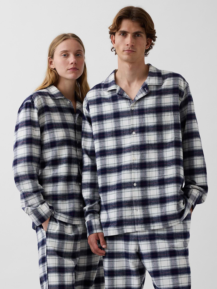 Image number 2 showing, Adult Softest Flannel PJ Shirt
