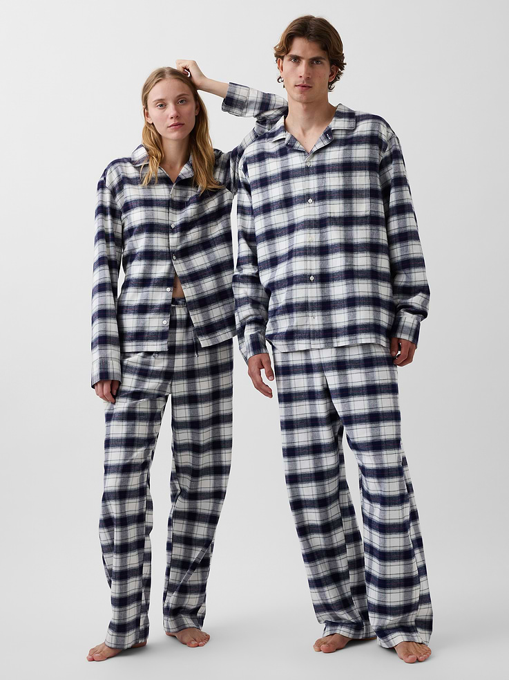 Image number 5 showing, Adult Softest Flannel PJ Shirt