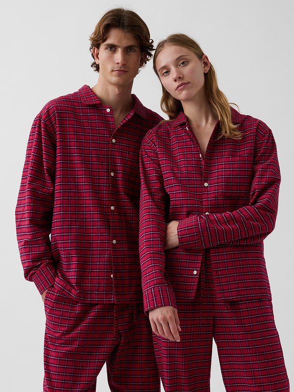 Adult Softest Flannel PJ Shirt