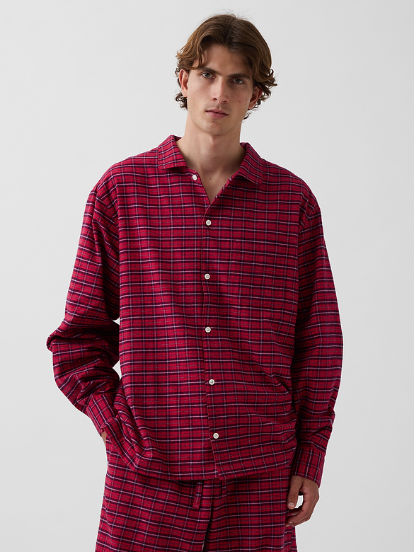 Adult Softest Flannel PJ Shirt