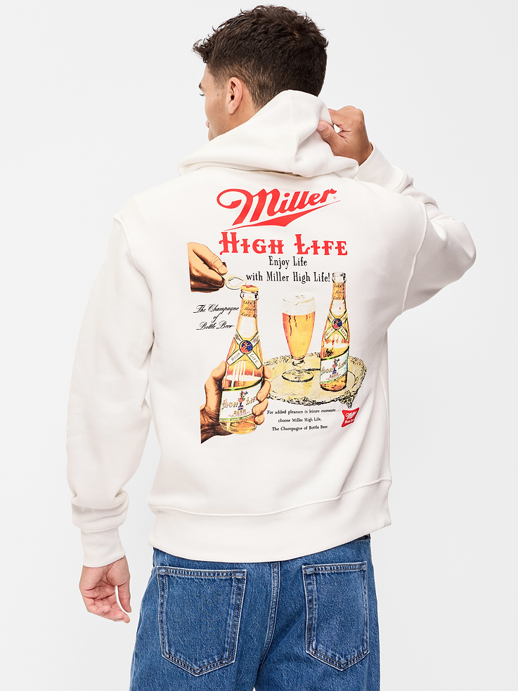 Image 2 of 4, Essential Popover Graphic Hoodie