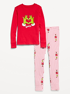 Image 1 of 3, crew neck, long sleeves, licensed graphic at front, matching pajama pants, elasticized waistband, ™ & © 2025 Dr. Seuss Enterprises, L.P., Product #1181189