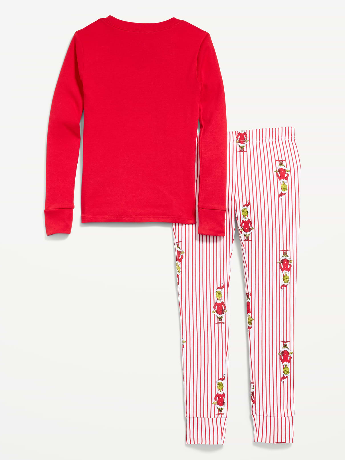 Image 2 of 3, Dr. Seuss™ Grinch Gender-Neutral Snug-Fit Graphic Pajama Set for Kids