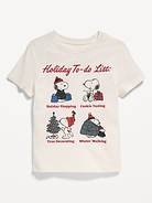 Image 1 of 1, crew neck, short sleeves, licensed graphic, © 2026 Peanuts Worldwide LLC, Product #1181948