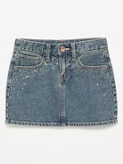 Image 4 of 5, Embellished Denim Skirt for Girls