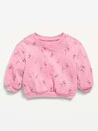 Image 1 of 1, crew neck, long sleeves, drop shoulders, all-over print or graphic at front, Product #1183982