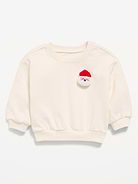 Image 1 of 1, crew neck, long sleeves, drop shoulders, all-over print or graphic at front, Product #1183982