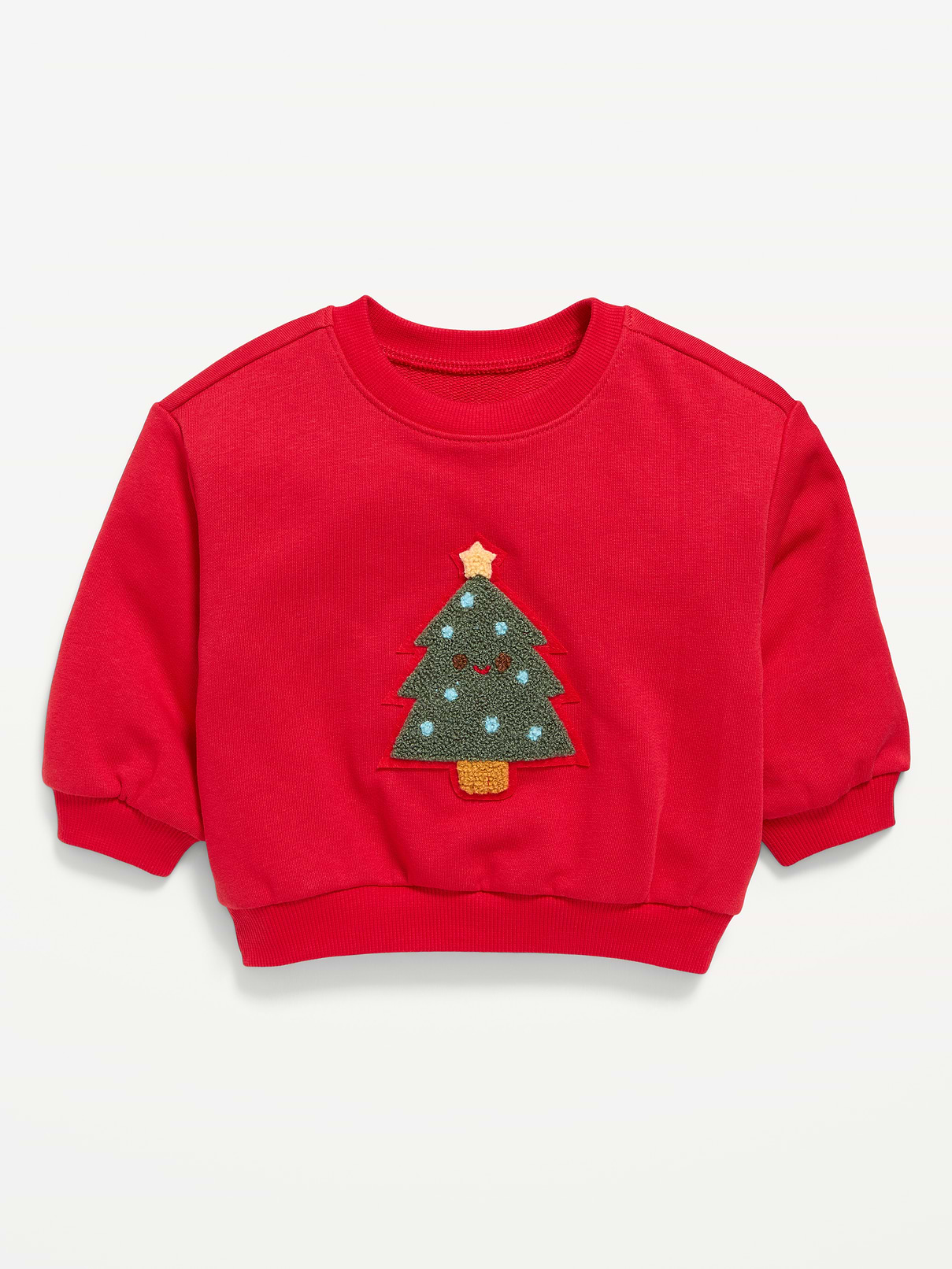 Image 1 of 1, crew neck, long sleeves, drop shoulders, all-over print or graphic at front, Product #1183982
