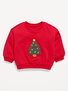 Image 1 of 1, crew neck, long sleeves, drop shoulders, all-over print or graphic at front, Product #1183982