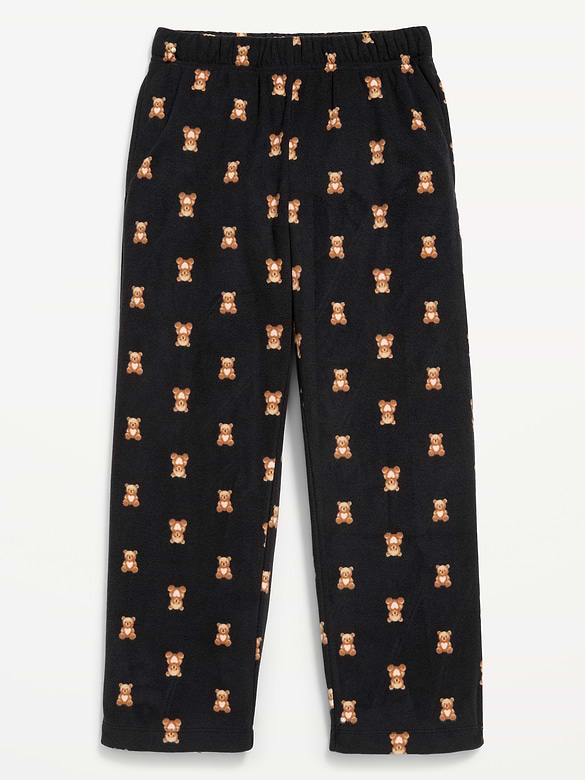 Printed Microfleece Pajama Pants for Girls
