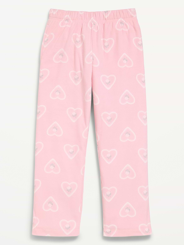 Printed Microfleece Pajama Pants for Girls