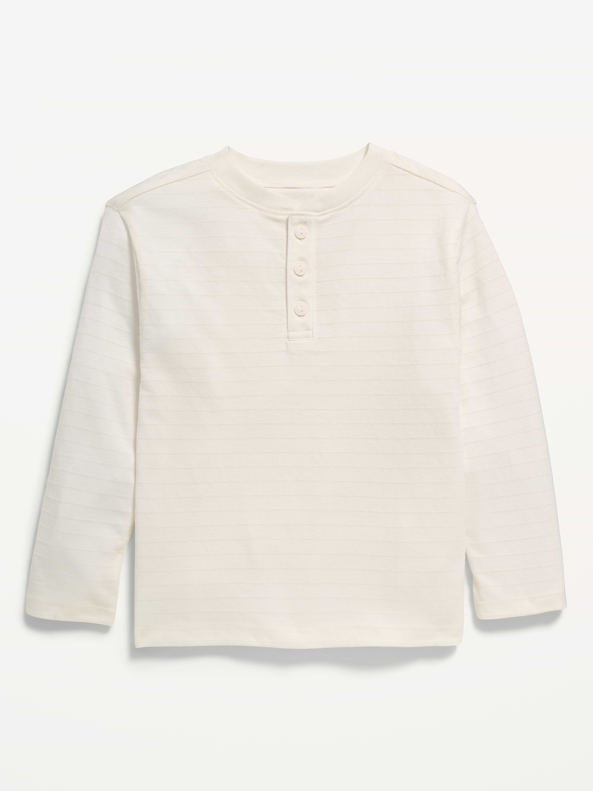Image 1 of 2, crew neck, long sleeves, three-button placket, Product #1184225