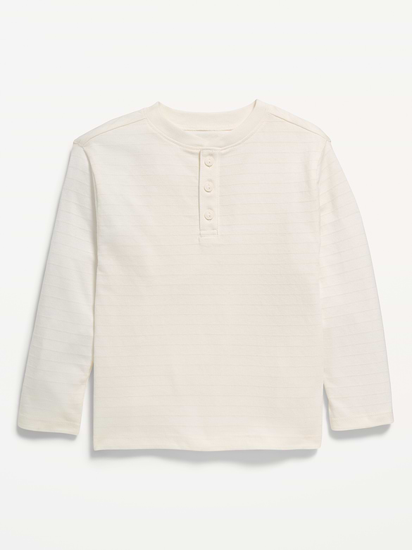 Long-Sleeve Henley T-Shirt for Toddler Boys