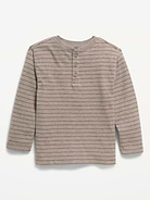 Image 1 of 2, crew neck, long sleeves, three-button placket, Product #1184225