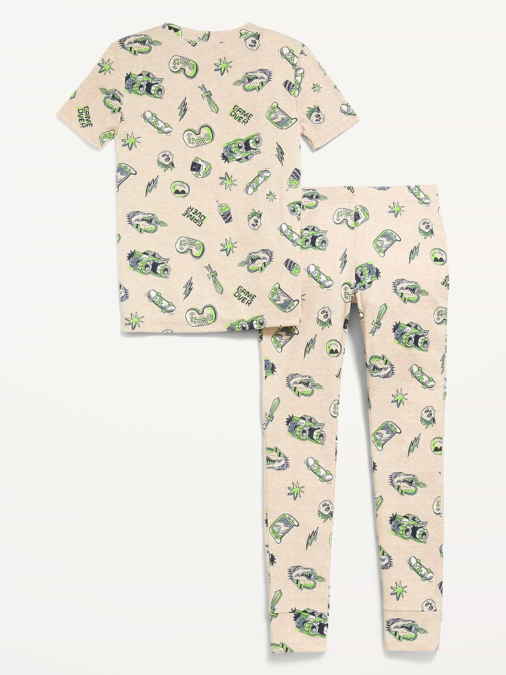 Image 2 de 3, Pyjama ajusté à motif unisexe pour enfant