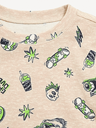 Image 3 of 3, Gender-Neutral Printed Snug-Fit Pajama Set for Kids