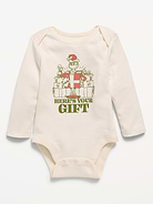 Image 1 of 1, envelope neckline, long sleeves, snaps along inseam, licensed graphic, ™ & © 2026 Dr. Seuss Enterprises, L.P., Product #1184363