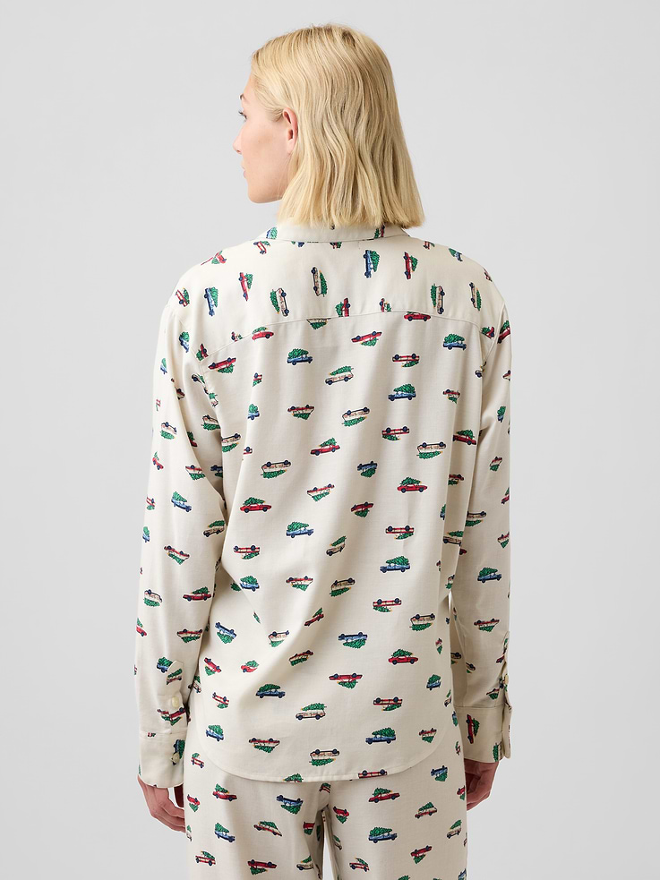 Image number 2 showing, Flannel PJ Shirt