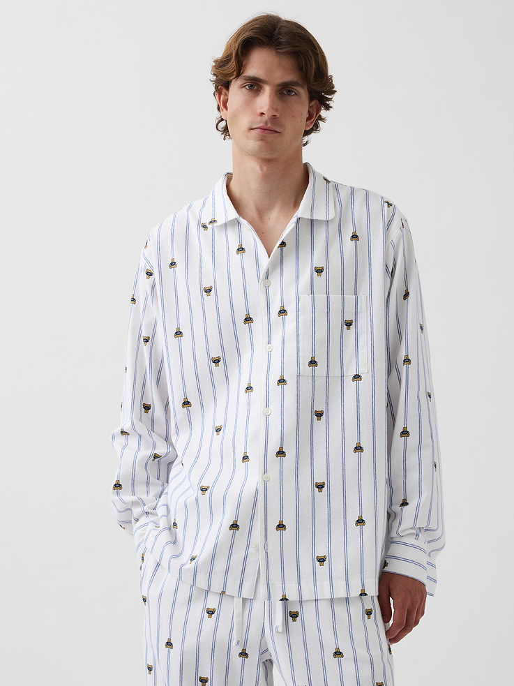 Image number 3 showing, Adult Softest Flannel PJ Shirt