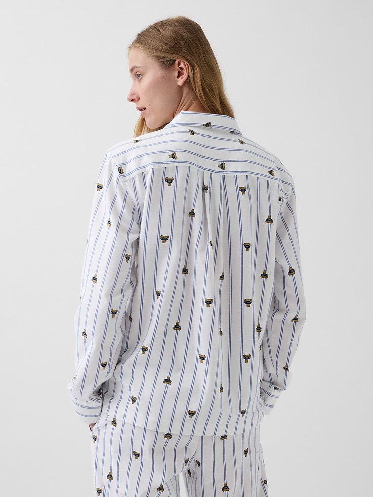 Image number 4 showing, Adult Softest Flannel PJ Shirt